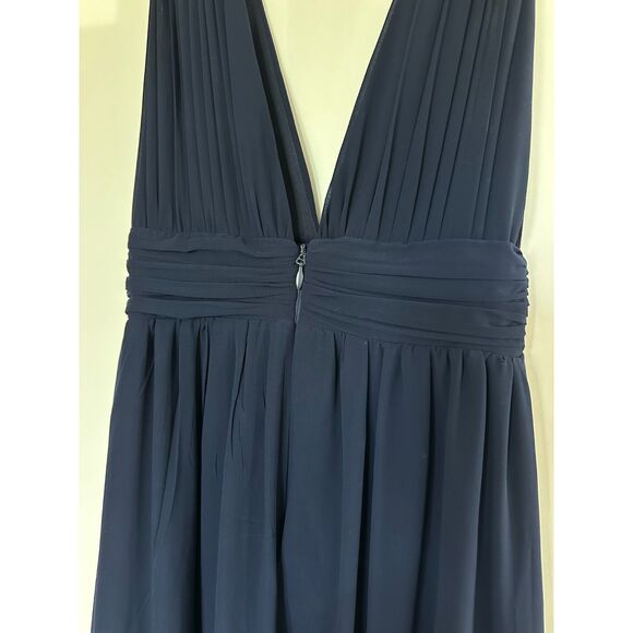LuLu’s Heavenly Hues Navy Blue Maxi Dress S | Wedding Guest, Formal, Vacay - Picture 6 of 7